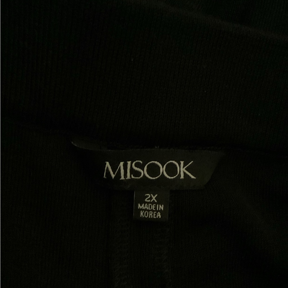 MISOOK PULL ON WIDE LEG PANTS SZ 2 X - Picture 6 of 8